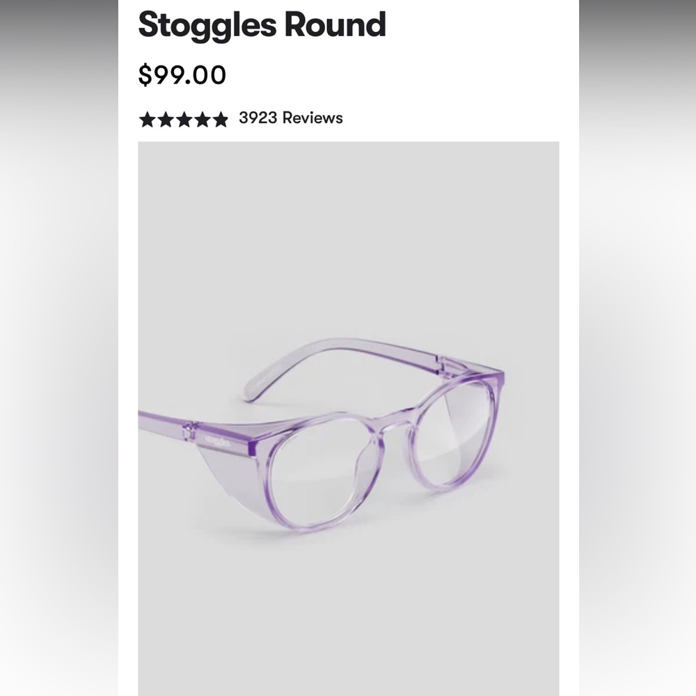 Stoggles, regular fit, round, standard in lilac